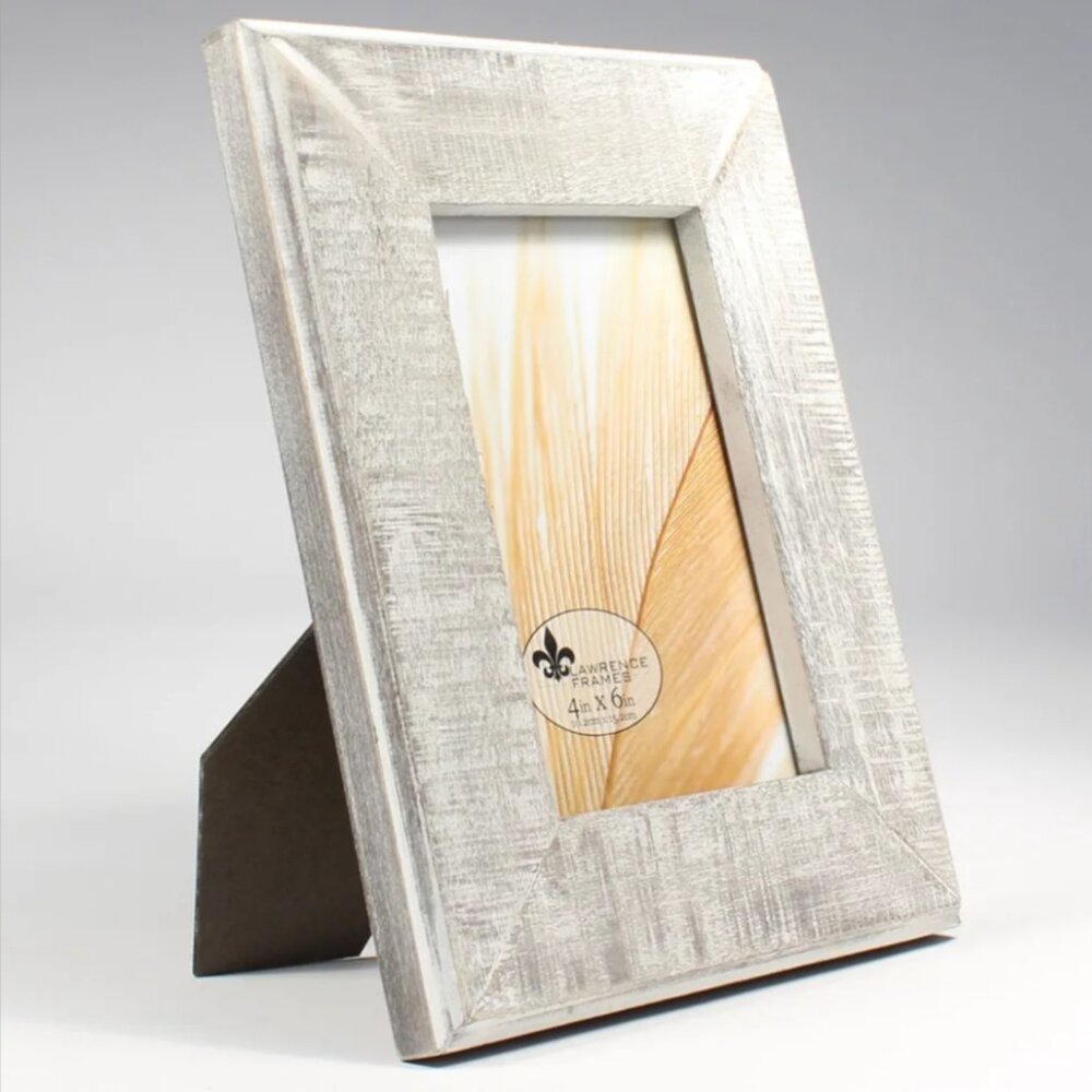 LAWRENCE FRAMES 4x6 Weathered Gray Picture Frame - Picture 3 of 4